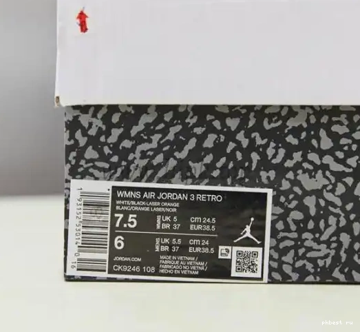 to Ready UNC Materials Ship Retail Retro Jordan 3 PK GOD 0521